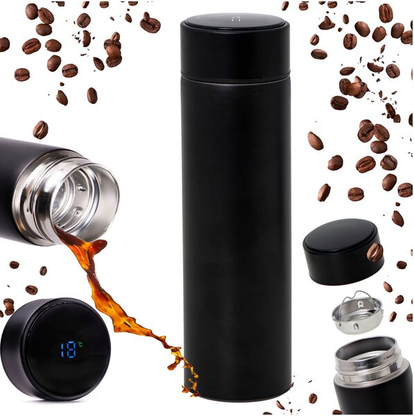 Aga Termos LED 500ml Negru