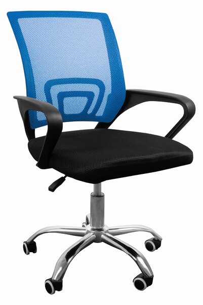 Scaun de birou Aga MR2076 Negru - Albastru