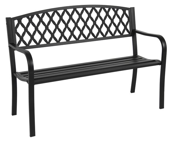 Bancă de grădină din metal Aga MR2004 127x60x87 cm