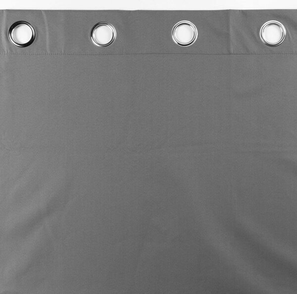 Draperie gri antracit blackout din microfibră 140x260 cm Obscure – douceur d'intérieur