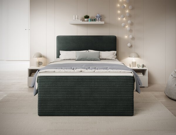 Pat boxspringbett Alamito verde inchis 120/200 cm