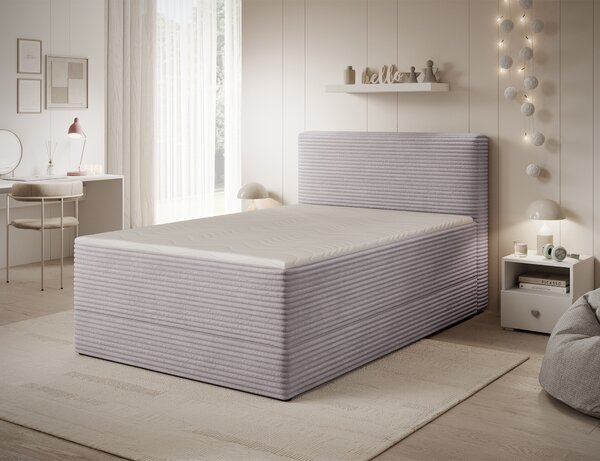 Pat boxspringbett Alamito gri deschis 120/200 cm