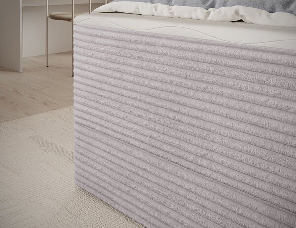 Pat boxspringbett Alamito gri deschis 120/200 cm