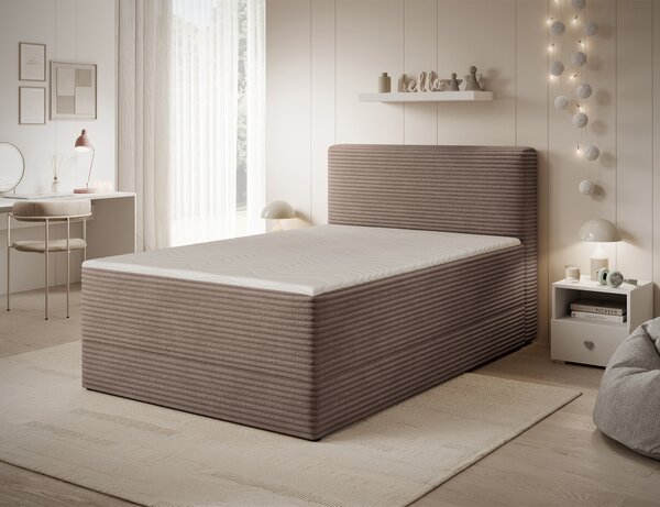 Pat boxspringbett Alamito maro deschis 120/200 cm