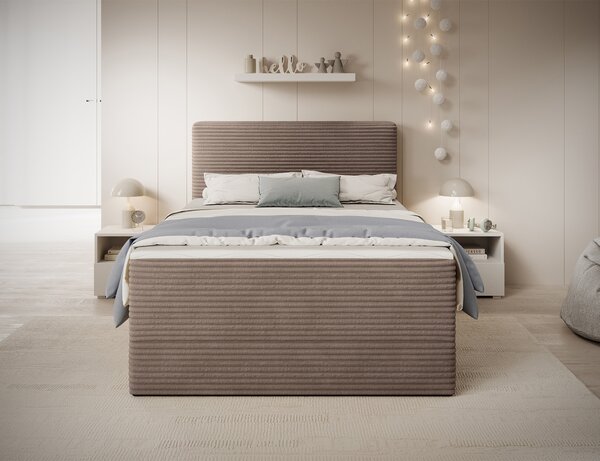 Pat boxspringbett Alamito maro deschis 120/200 cm