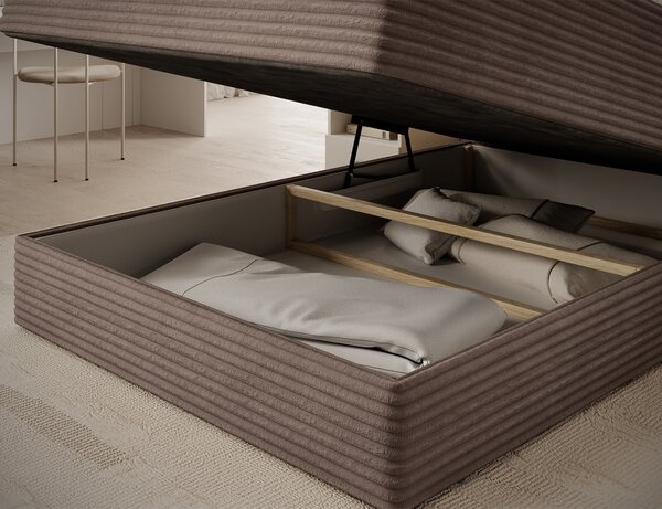 Pat boxspringbett Alamito maro deschis 120/200 cm