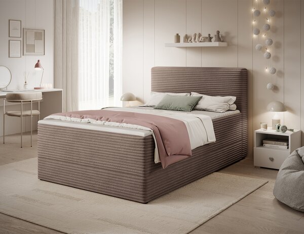 Pat boxspringbett Alamito maro deschis 120/200 cm