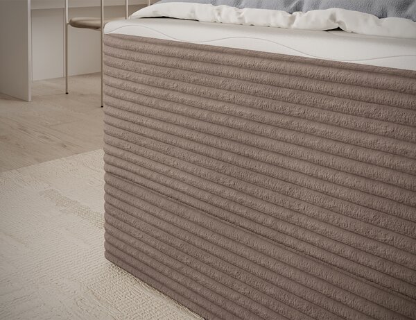 Pat boxspringbett Alamito maro deschis 120/200 cm