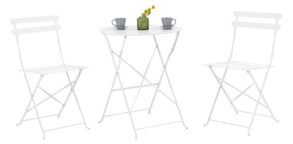Set de mobilier de terasă Corsica Garden Point alb