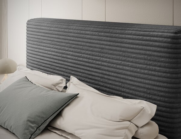 Pat boxspringbett Alamito gri 120/200 cm