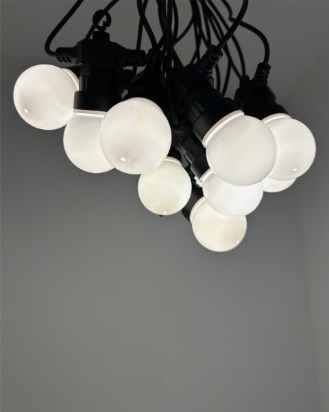 Ghirlandă decorativă LED pentru exterior 10xLED/0,36W/230V 4,5 m IP44 neagră