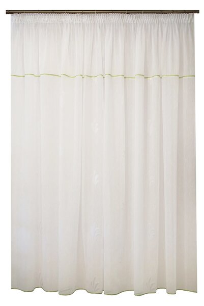 Perdea Velaria sable alb cu petale, 360x210 cm