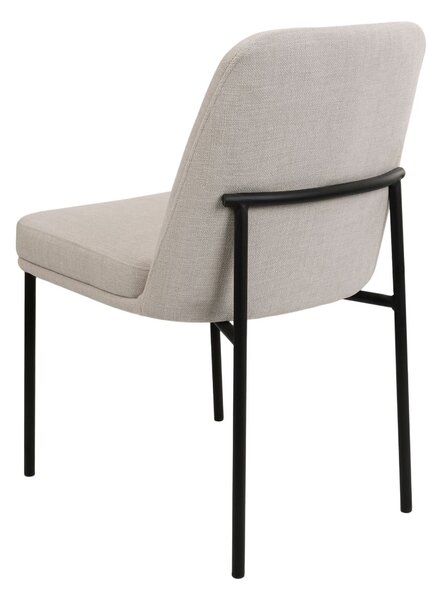 Scaun de dining Zafiro, picioare negre