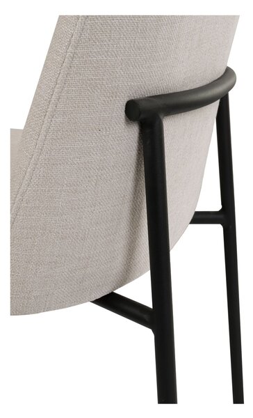 Scaun de dining Zafiro, picioare negre