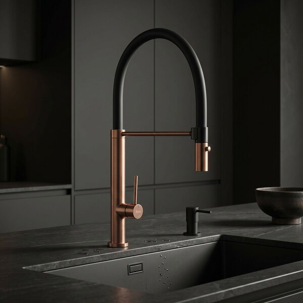 Baterie de bucătărie Rea Viera Auriu copper brush