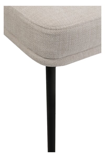 Scaun de dining Zafiro, picioare negre