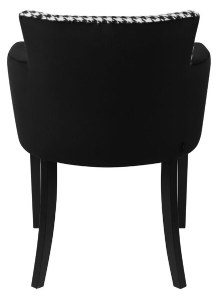 Scaun de dining cu model pepit Open