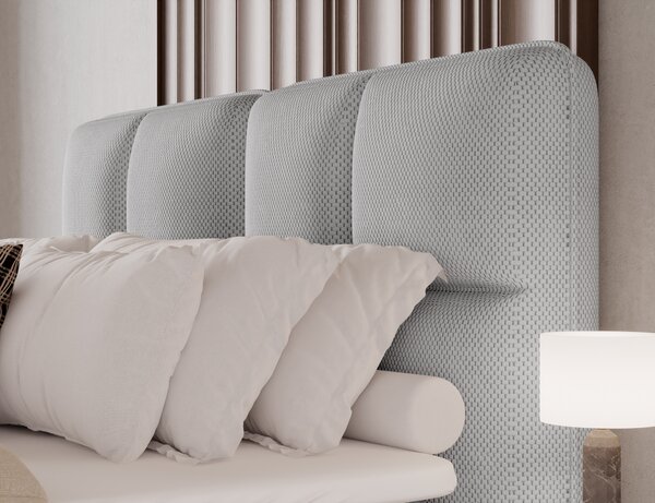 Pat boxspringbett Tonila gri 140/200 cm