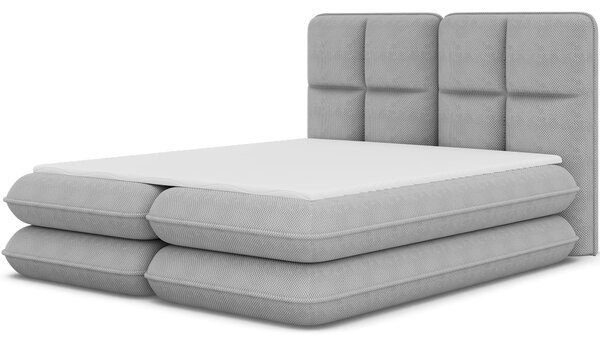 Pat boxspringbett Tonila gri 140/200 cm