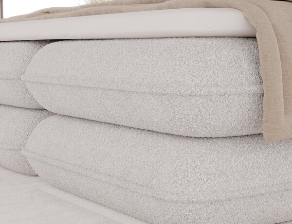 Pat boxspringbett Tonila alb 140/200 cm