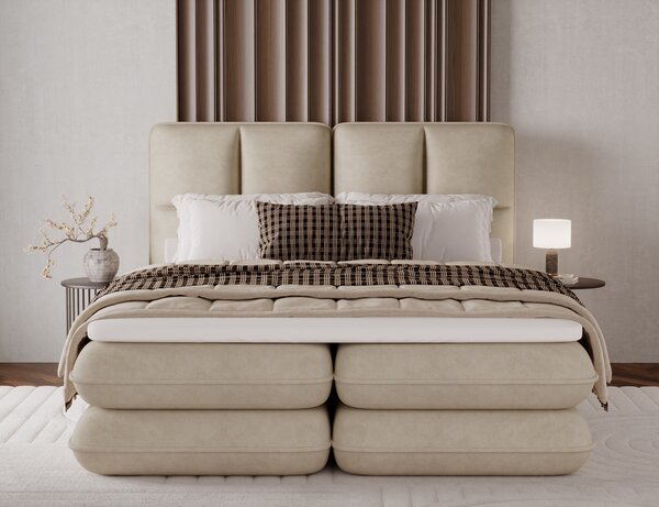Pat boxspringbett Tonila bej 140/200 cm