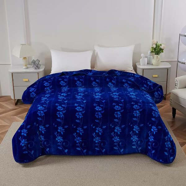 Patura Cocolino dubla cu flori 200x230 cm, PDD18