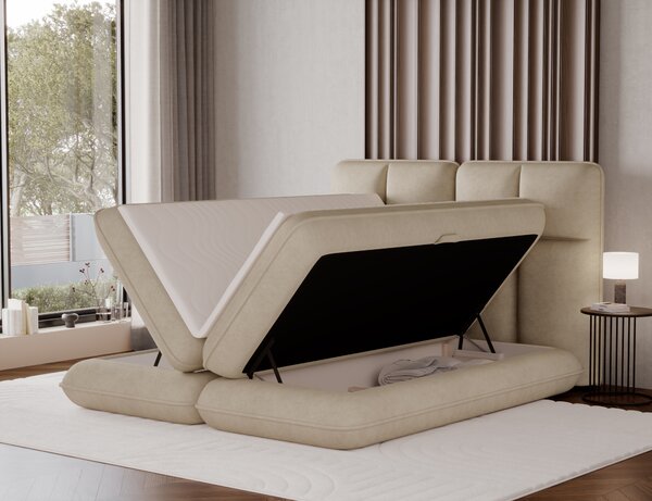 Pat boxspringbett Tonila bej 140/200 cm
