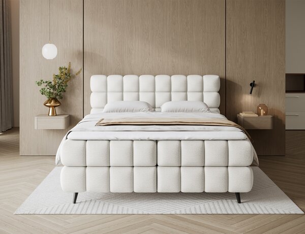 Pat boxspringbett Sabeno alb 140/200 cm
