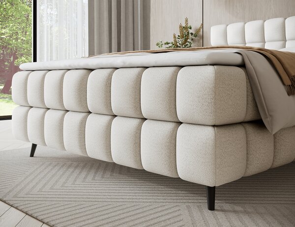 Pat boxspringbett Sabeno alb 140/200 cm