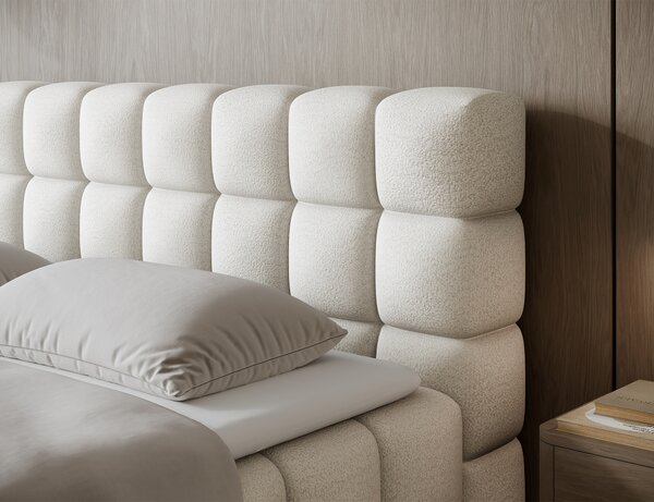 Pat boxspringbett Sabeno alb 140/200 cm