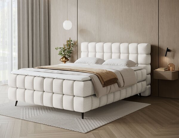 Pat boxspringbett Sabeno alb 140/200 cm