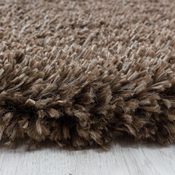 Covor maro închis 60x110 cm Fluffy – Ayyildiz Carpets