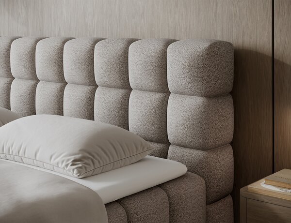 Pat boxspringbett Sabeno bej 140/200 cm