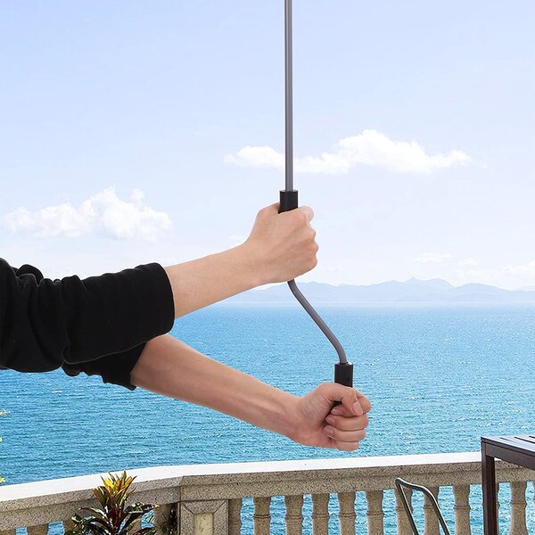 Parasolar vertical 2,5 x 1,6 m gri