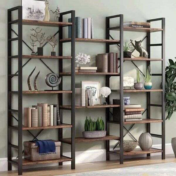 Biblioteca , stil industrial seria A-627,180x27x170 cm ,PL255