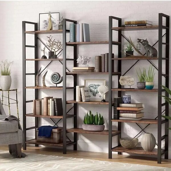 Biblioteca , stil industrial seria A-627,180x27x170 cm ,PL255