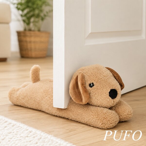 Opritor decorativ pentru usa in forma de catel, accesoriu practic pentru protectia usilor si peretilor, ideal pentru casa, birou, dormitor sau camera copiilor