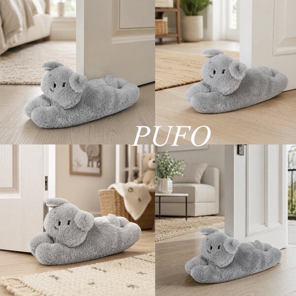 Opritor decorativ pentru usa in forma de iepure, accesoriu practic pentru protectia usilor si peretilor, ideal pentru casa, birou, dormitor sau camera copiilor
