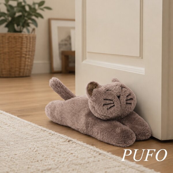 Opritor decorativ pentru usa in forma de pisica, accesoriu practic pentru protectia usilor si peretilor, ideal pentru casa, birou, dormitor sau camera copiilor
