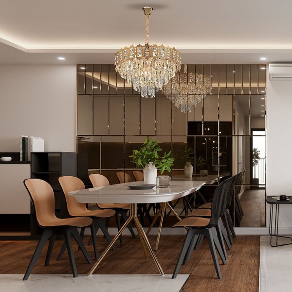 Lampă suspendată Cristal G049-CP 60CM