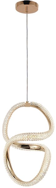 Lampă suspendată LED G077-3CPR Gold