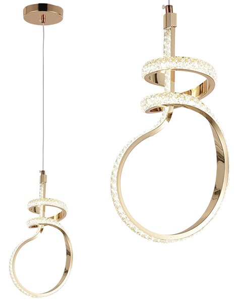 Lampa LED G071-CP GOLD