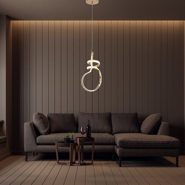 Lampa LED G071-CP GOLD