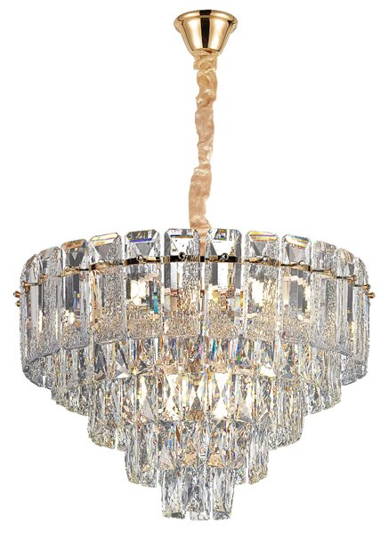 Lampă suspendată Cristal G056-CP 50cm GOLD