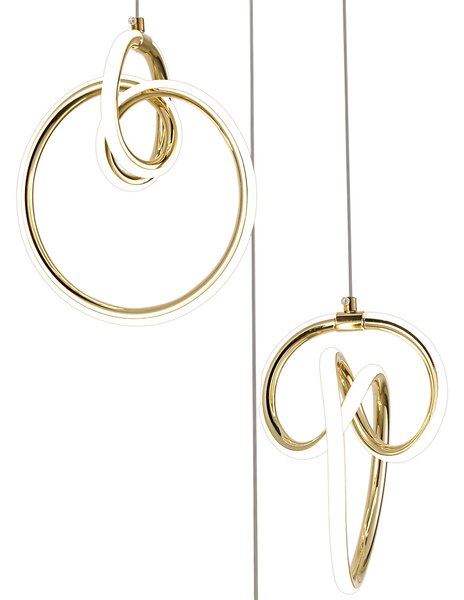 Lampă suspendată LED G072-3CPR Gold