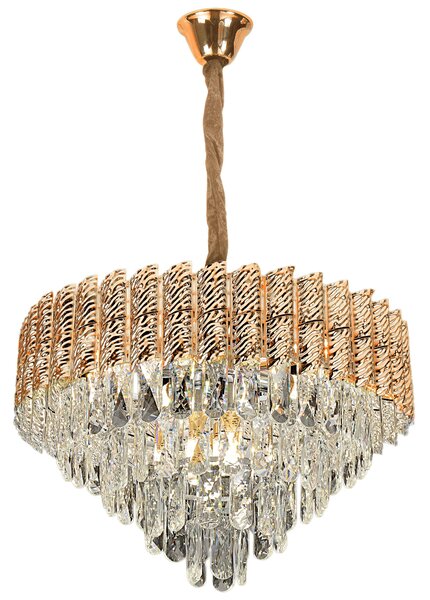 Lampă suspendată Cristal G054-CP 50cm GOLD