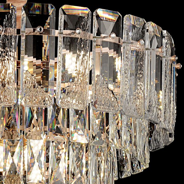 Lampă suspendată Cristal G056-CP 50cm GOLD