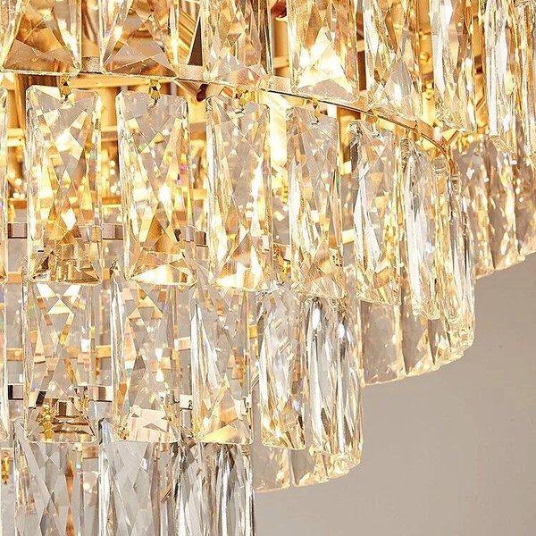 Lampă suspendată Cristal G056-CP 50cm GOLD