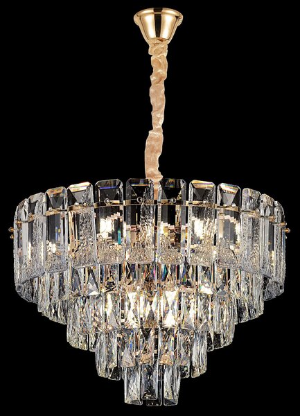 Lampă suspendată Cristal G056-CP 50cm GOLD