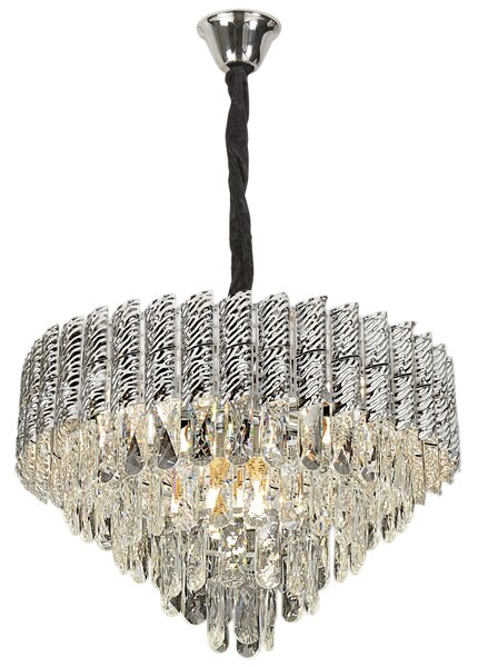 Lampă suspendată Cristal G055-CP 50cm CHROME